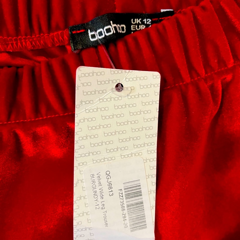 Velvet Wide leg trousers